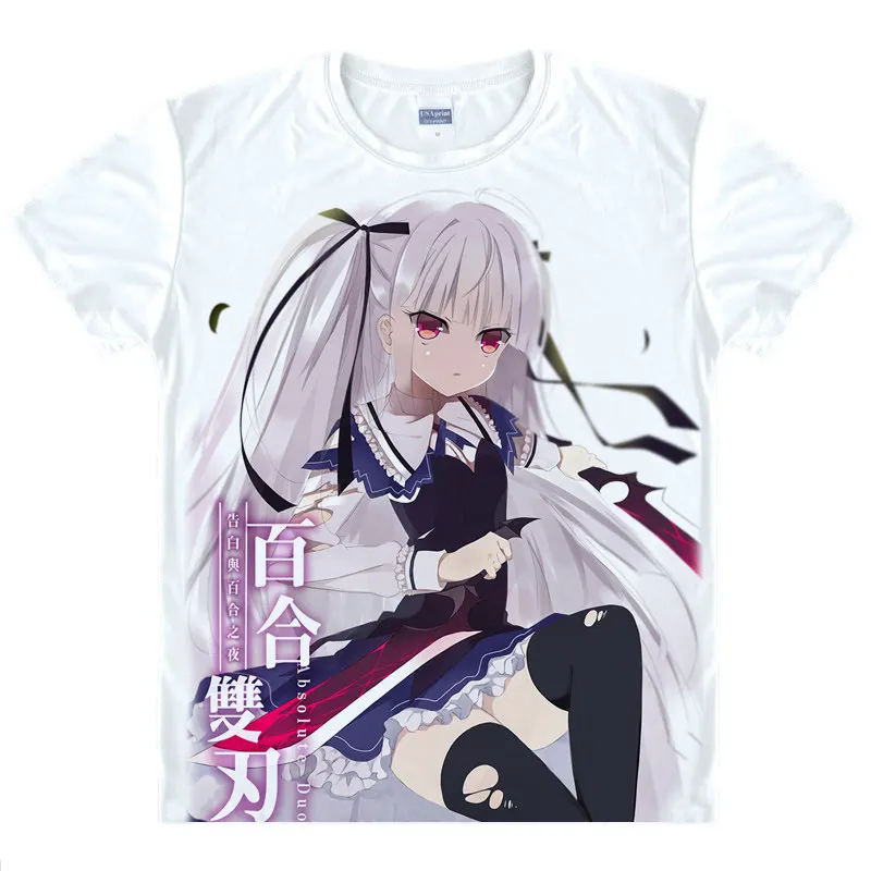 Футболка Absolute Duo Лилит Bristol рубашка Высокое качество футболки Аниме классной
