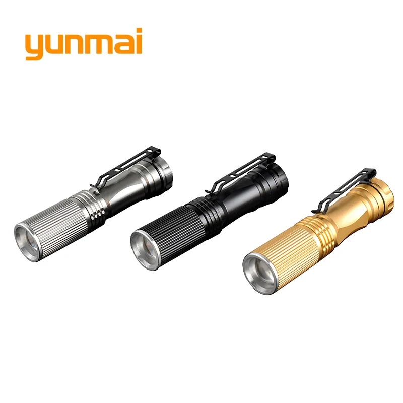 Мощный мини фонарик светодиодный масштабируемый 7 Вт новинка Q5 2000 люмен ZOOM