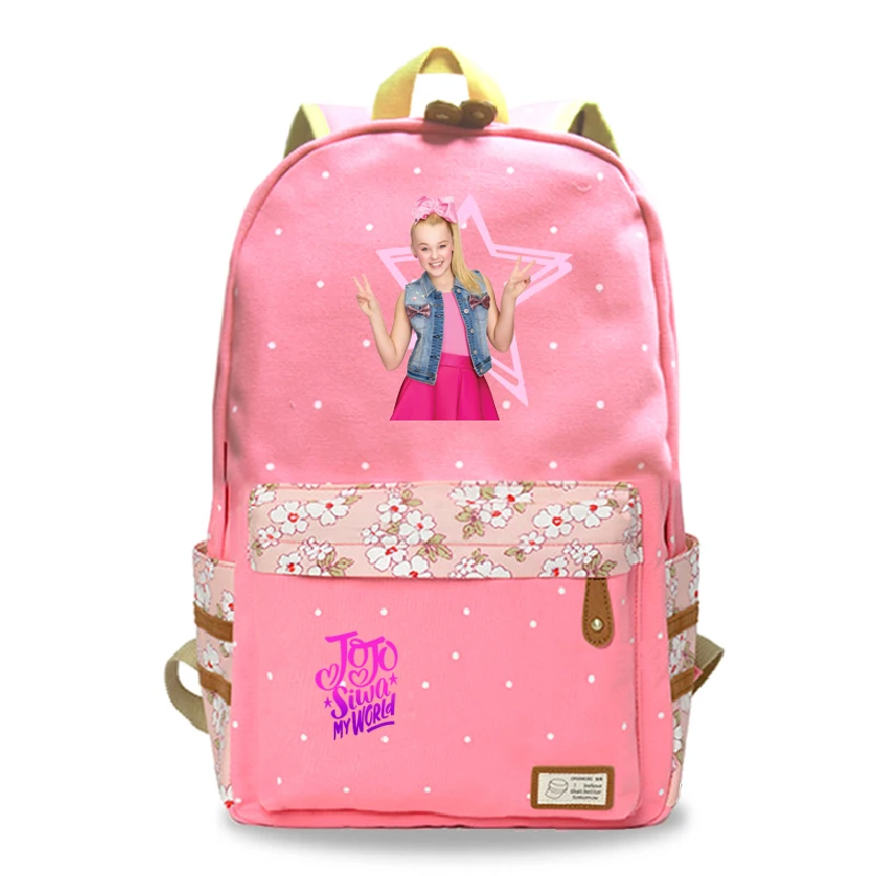 Повседневный Рюкзак Jojo Siwa, студенческий Повседневный Рюкзак, модные новые высококачественные сумки для подростков, красивый мужской женский рюкзак для путешествий