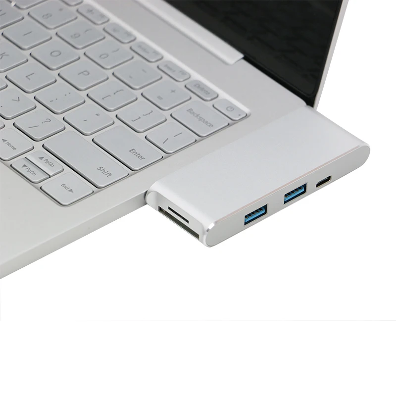Алюминий новый тип C USB 3 0 хаб костюм для ноутбука высокая скорость 5 Гбит/с внешний