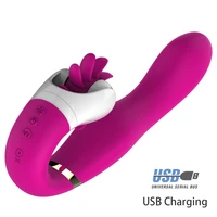 10 speeds mute rotation dildo vibrators tongue licking oral sex toy for women g spot massager clitoris stimulator adult product