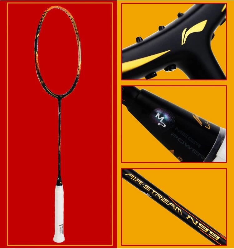 Li Ning N99 национальная команда ракетка для бадминтона, полностью углеродная ракетка для бадминтона