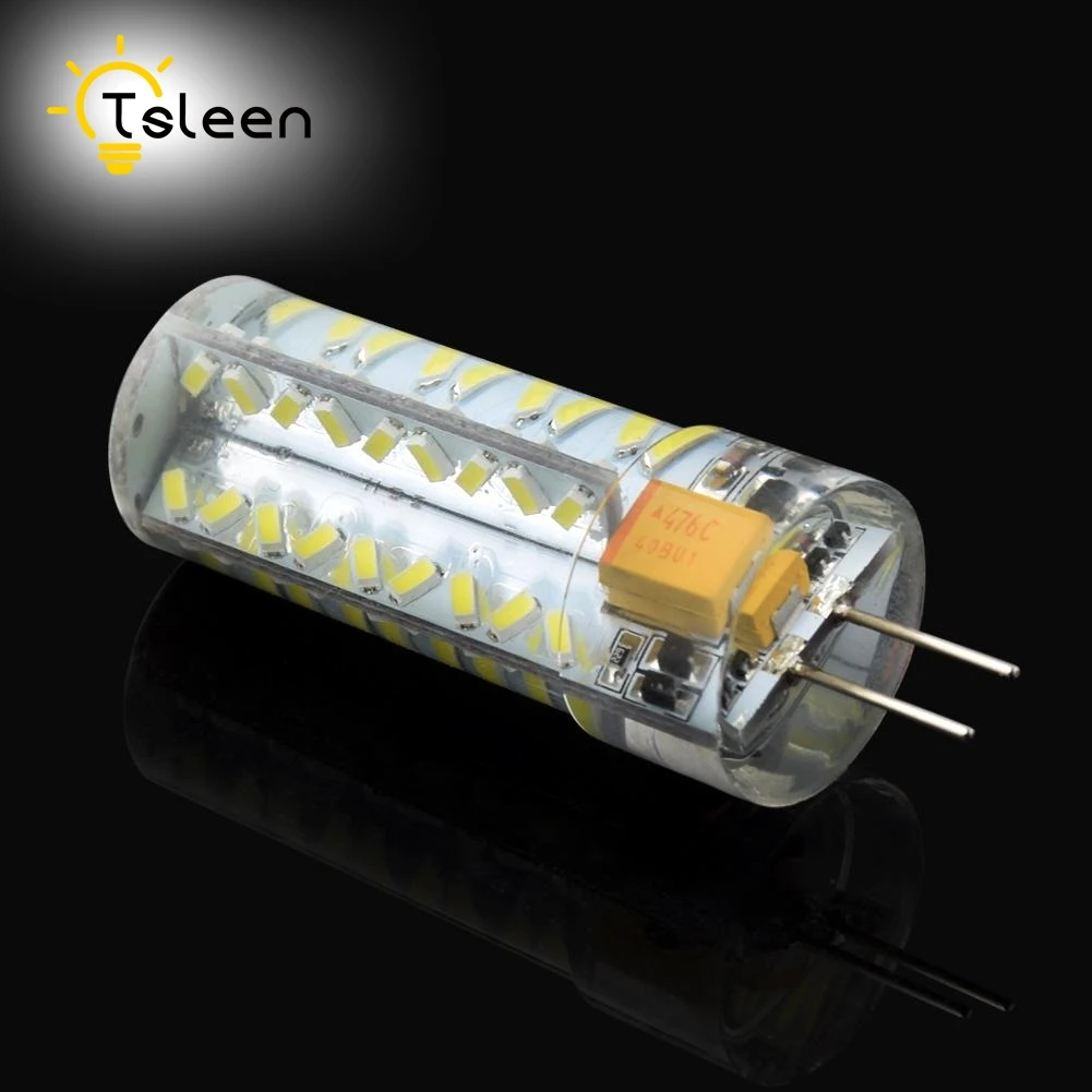 

Cheap Quality LED Lamp G4 AC DC 12V 220V 3014SMD Ultra Bright 3.5W 6W 7W 8W Cool Warm White Lighting Candle Lights led bulb