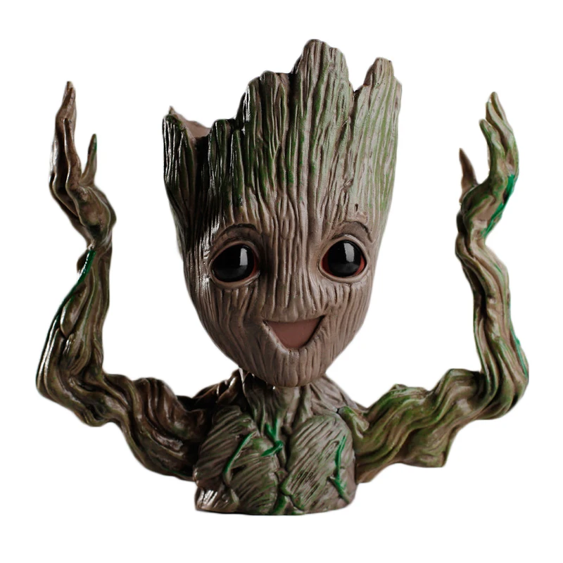 Hands up SAFEBET Groot цветочный горшок дерево человек кашпо ребенок цветочный горшок украшение для автомобиля Милая ручка контейнер детский подарок садовые горшки - Цвет: Hands up