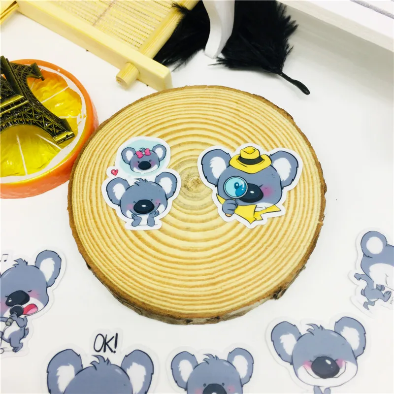 40 шт смешанные цвета Meng наклейки коала для стайлинга автомобилей велосипед
