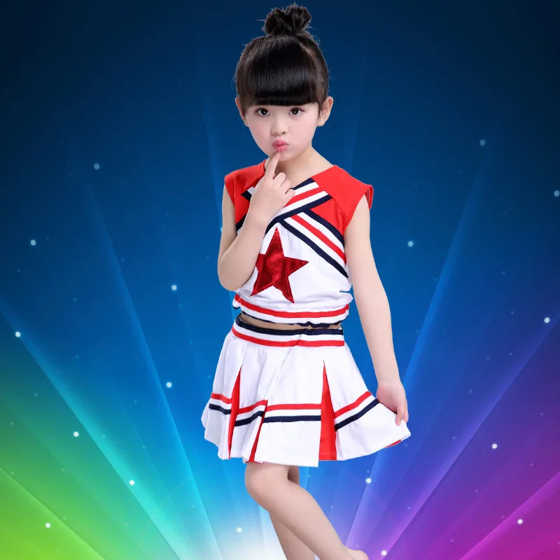 Детский костюм для мальчиков танцевальная одежда аэробики девочек платья