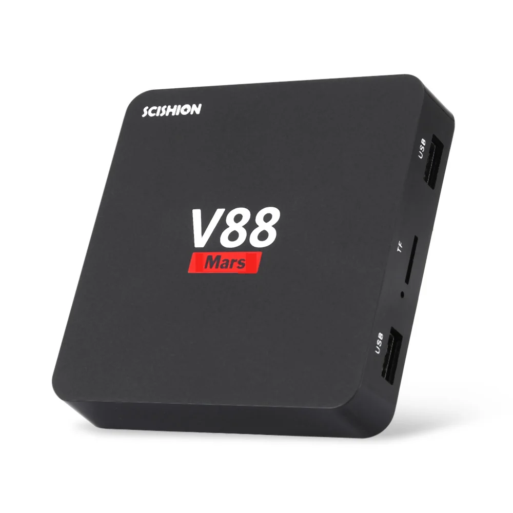 Оригинальный SCISHION V88 Mars RK3229 Android 7 1 Смарт ТВ коробка Четырехъядерный Процессор