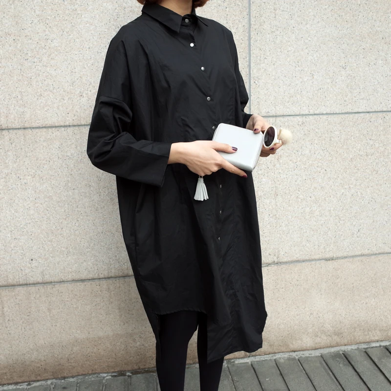 Оптовая продажа женские рубашки большого размера плюс Женские Длинные