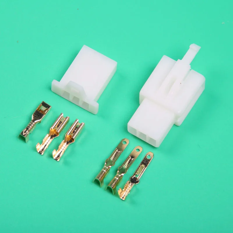 Электрический велосипед/автомобиль/RC/RV 2 8 мм 3 штифтов проволочный коннектор