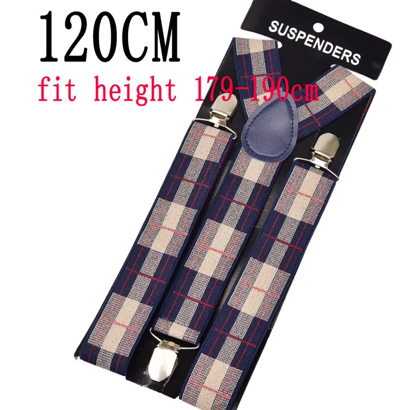 Подтяжки в стиле пэчворк для мужчин и женщин Эластичные Y образные подтяжки 120 см 3
