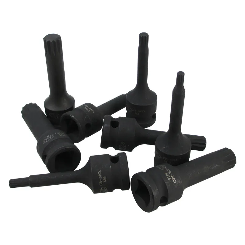 Головки huafeng Big Arrow Heavy Duty 1/2 &quotУдарный м головки для торцового ключа Набор 8 шт. M5 M6
