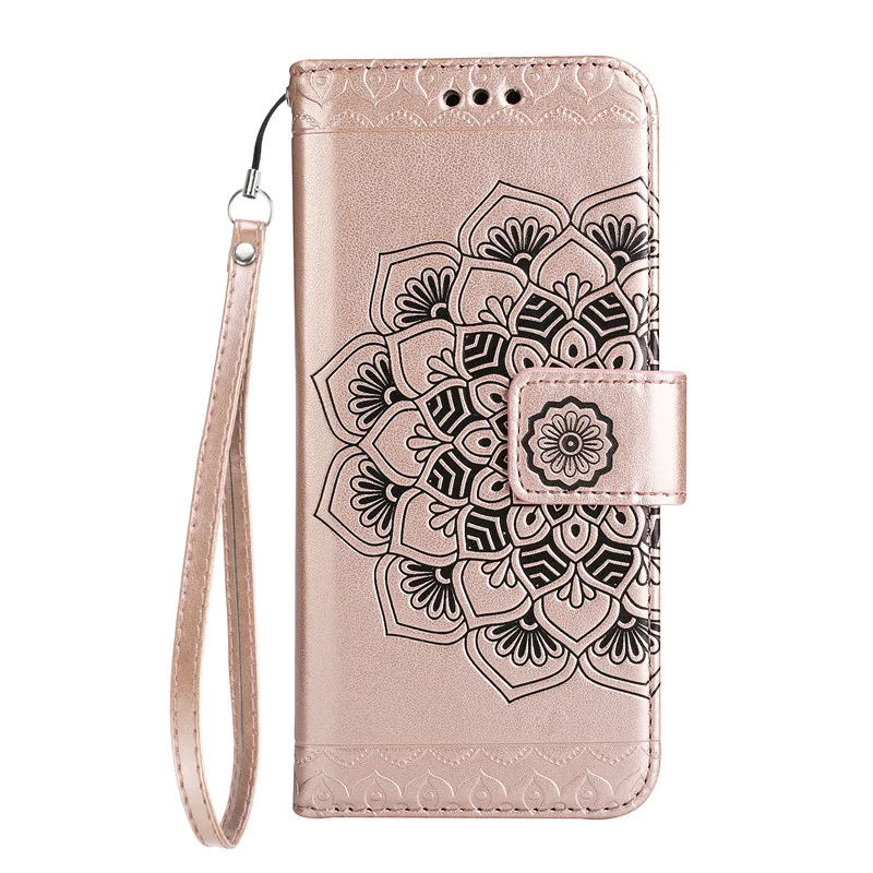 Rose Gold Роскошный цветок кожа флип Fundas бренд Чехол для Coque Samsung Galaxy J3 J5 J7 J330 j530 j730 ЕС Версия чехол Капа - Цвет: Rose Gold