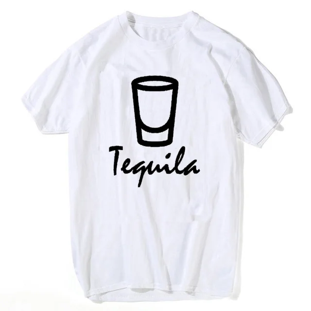 Модная брендовая женская футболка с буквенным принтом Tequila Lime забавная свободная