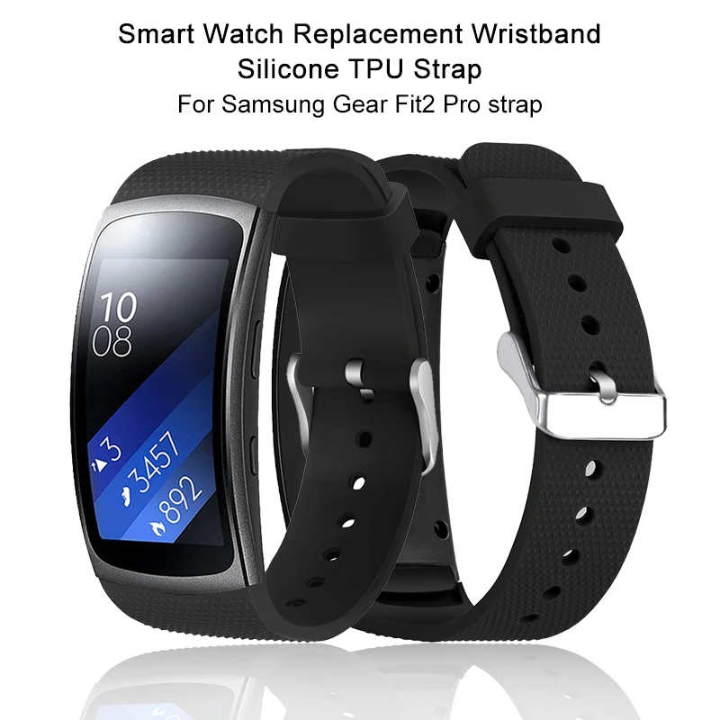 Hangrui силиконовые ремешки для часов samsung gear Fit 2 Pro ремешок для часов браслет для samsung Fit 2 Замена relogio inteligente