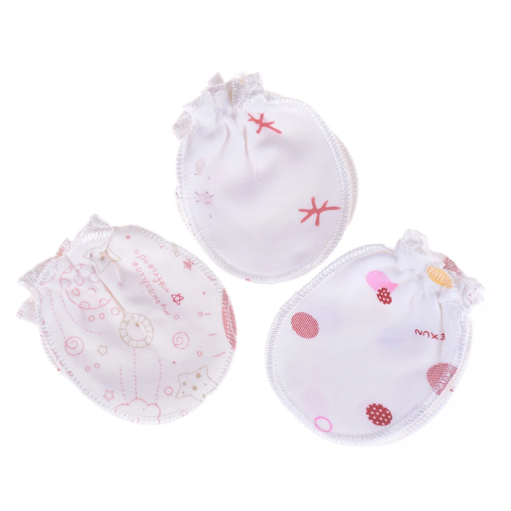 New Soft Mittens One Size Fit Most Baby Fashion Lovely Cartoon Boys Girls Anti Scratch Infant Gloves 1 pair | Детская одежда и