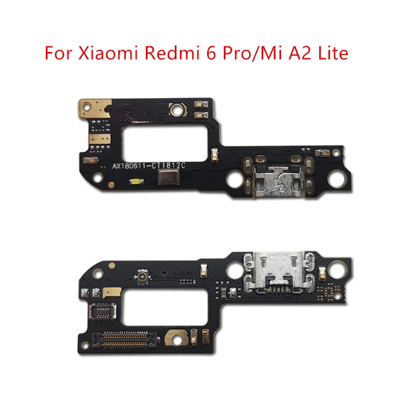 Для Xiaomi Redmi 6 Pro/Mi A2 Lite USB зарядное устройство Порт док коннектор pcb плата гибкий