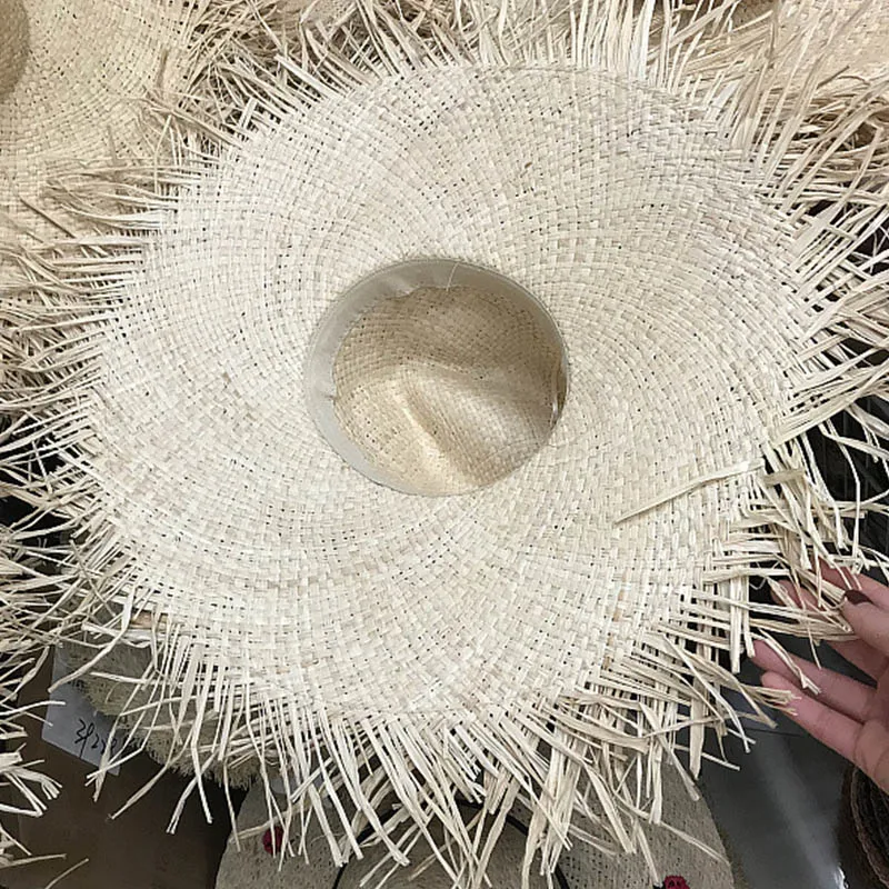 2018 Classical Large Wide Brim Raffia Straw Hat Elegant Floppy Beach Hat Ladies Woman Summer Hat Sombrero Derby Sun Cap