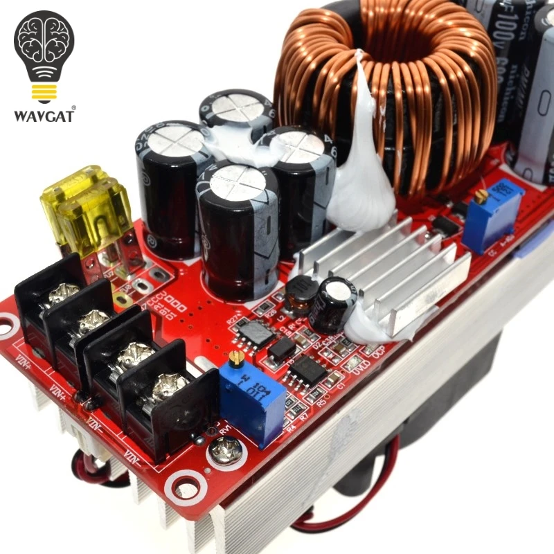 WAVGAT 1500W 30A DC повышающий преобразователь постоянного тока с Питание модуль In10 ~ 60V 12