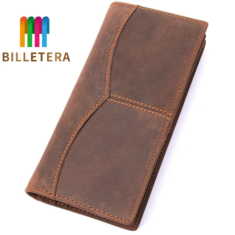 BILLETERA Для мужчин бумажник из натуральной кожи кошельки для монет кошелек