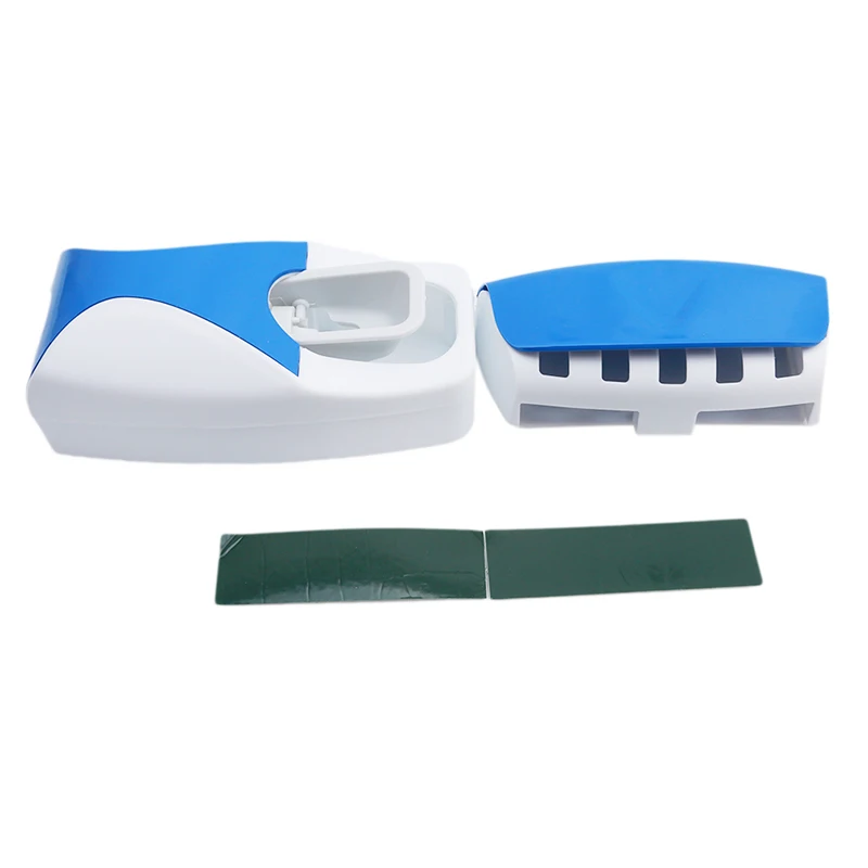 1Set Automatic Toothpaste Dispenser Toothbrush Holder Set Wall Mount Stand Family Bathroom Racks | Дом и сад