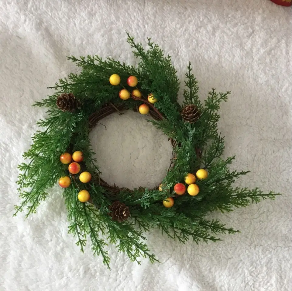 1 шт. в американском стиле 25 см сосновые и кипарисовые ветви натуральный