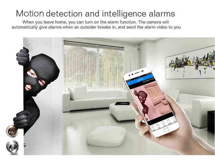 remote monitor home security camera 720P HD wireless network surveillance cameras anti-theft clound storage | Безопасность и