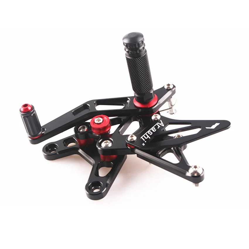

Adjustable Rearset Foot Pegs Shift Brake Lever Pedal For Kawasaki Ninja ZX6R 2007-2008 ZX-6R Black