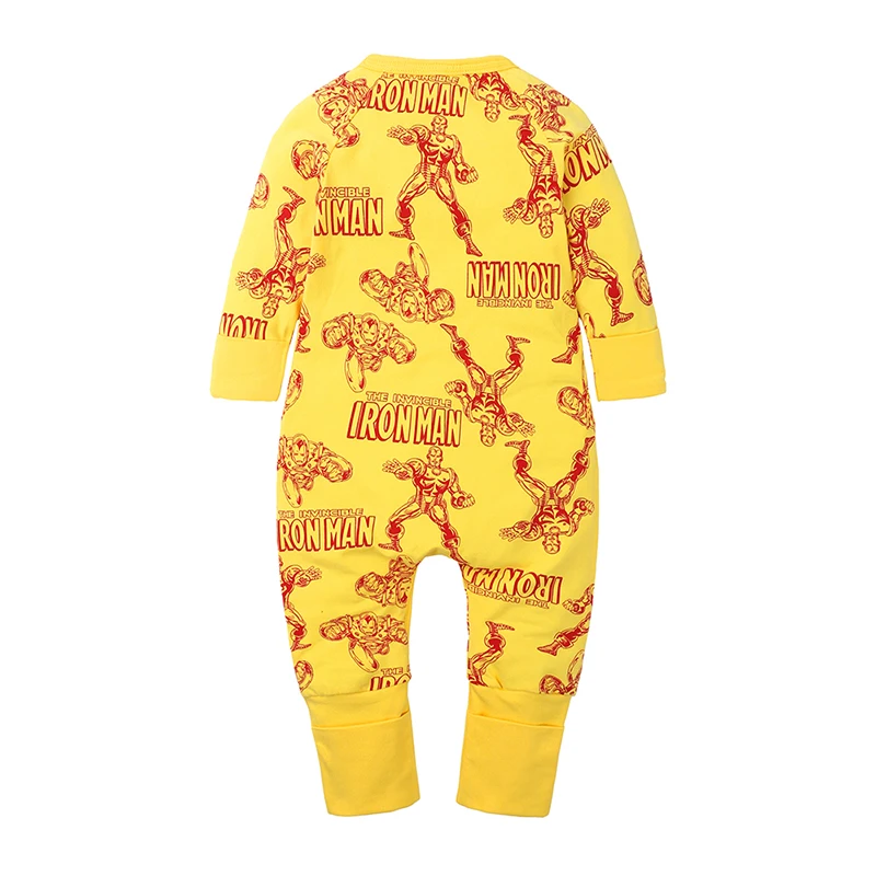 Комбинезоны с длинными рукавами для новорожденных девочек хлопковая верхняя