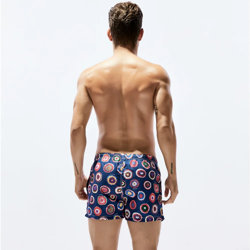 Брендовые мужские пляжные шорты SEOBEAN Мужская одежда для плавания с принтом