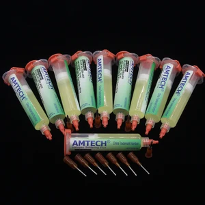 Паяльная станция с низким уровнем дыма AMTECH 100%, NC-559-ASM, без очистки флюса, обычно используемая паяльная станция BGA, 559 флюс