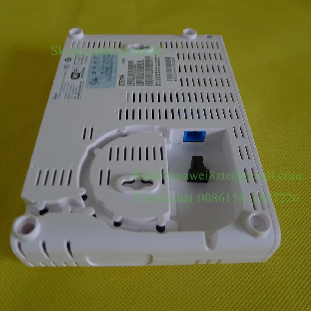ZTE GPON ОНУ zxhn F612W с 2 портами Ethernet + 1 Голосовой порт WiFi маршрутизатор sip или H.248
