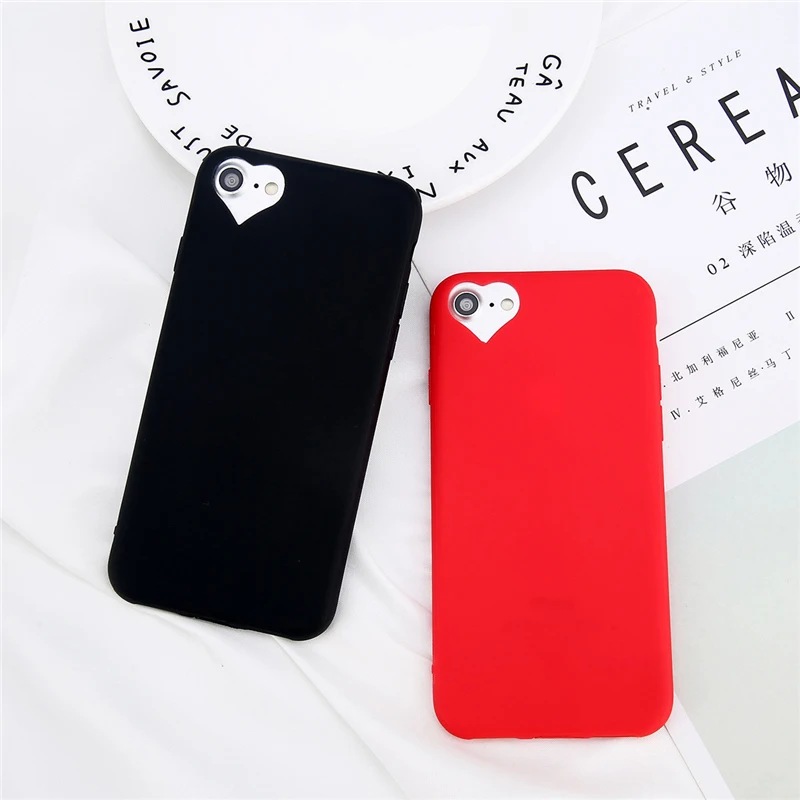 Lovebay чехол для телефона iPhone 6 6s 7 8 Plus 5 5S SE модные яркие однотонные мягкие