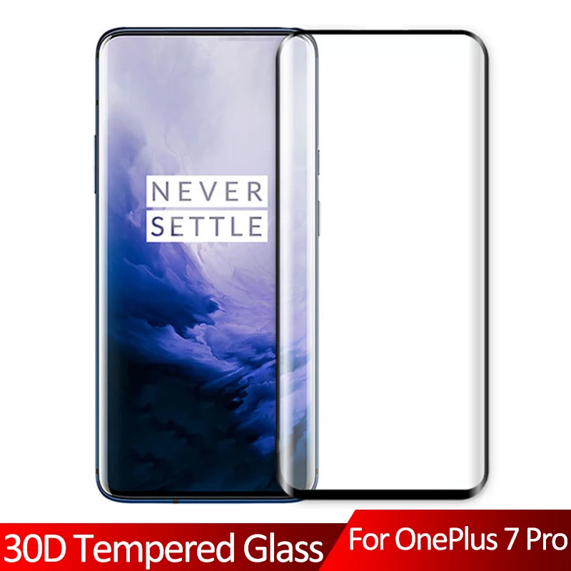 30D Screen Protector Safety Glass For Oneplus 7 7Pro Protective Glas On For Oneplus 1+ 7 Pro 7Pro One Plus 7pro Tempered Glass