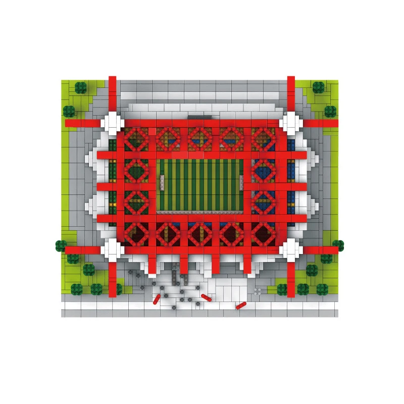 Международный футбольный клуб AC Milan Стадион Сан Сиро меазца 3D модель мини диамон
