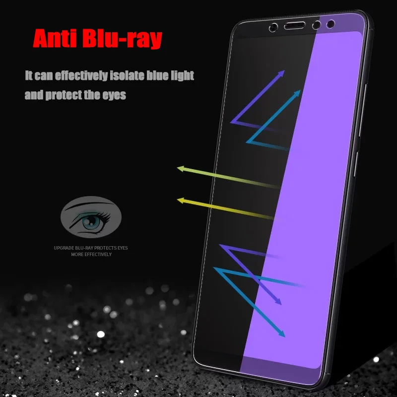 2 шт закаленное стекло для Xiaomi Redmi Note 5 7 глобальная версия защита экрана против Blu-Ray закаленное стекло для Redmi note 7 5 Pro
