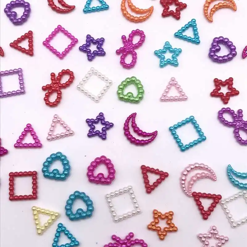 Набор для самостоятельного изготовления ювелирных изделий 50 шт. бисер из АБС