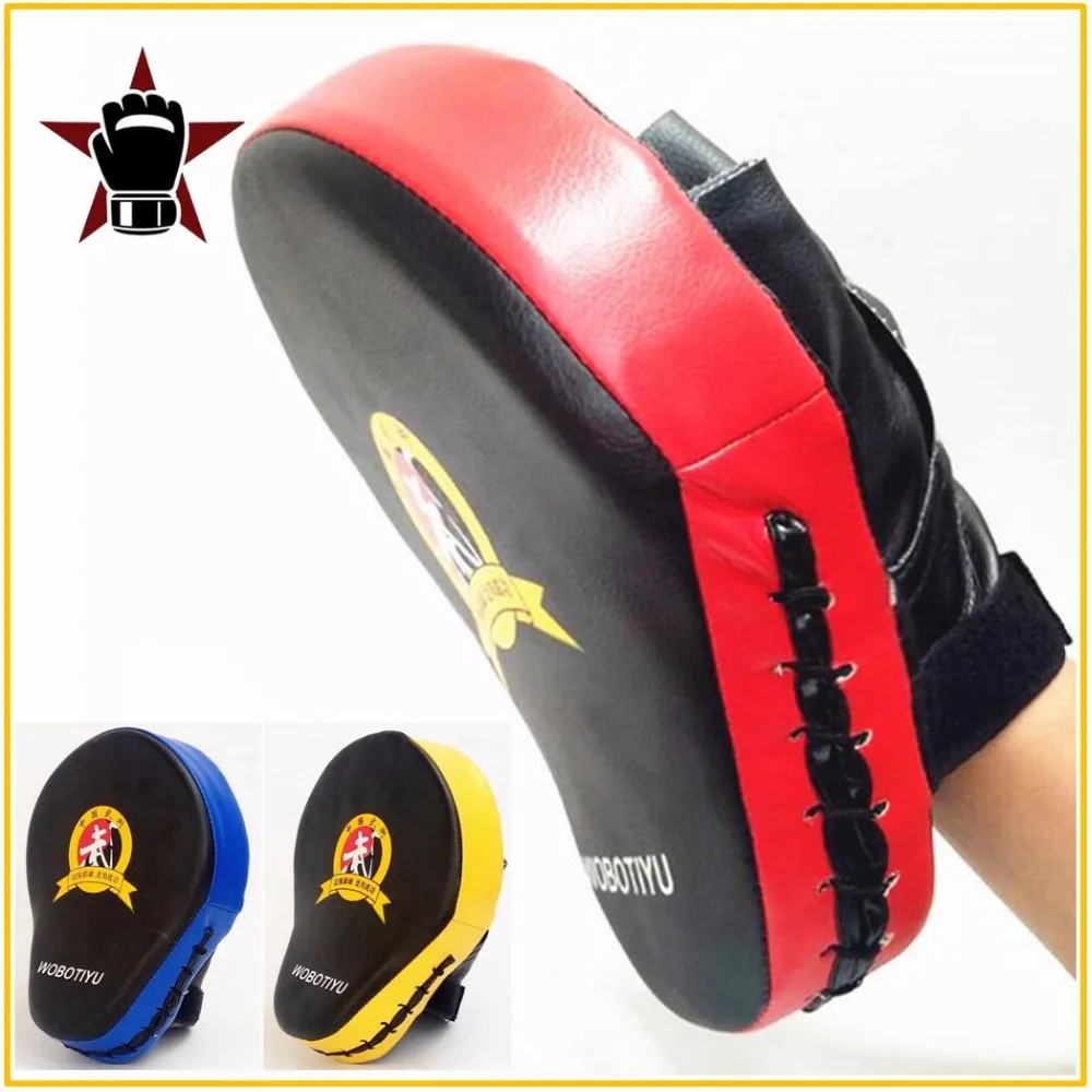 Качественная ручная мишень MMA Боевая тайская кикпад комплект черный каратэ тренировочная рукавица Фокус Удар колодки спарринг боксерские сумки