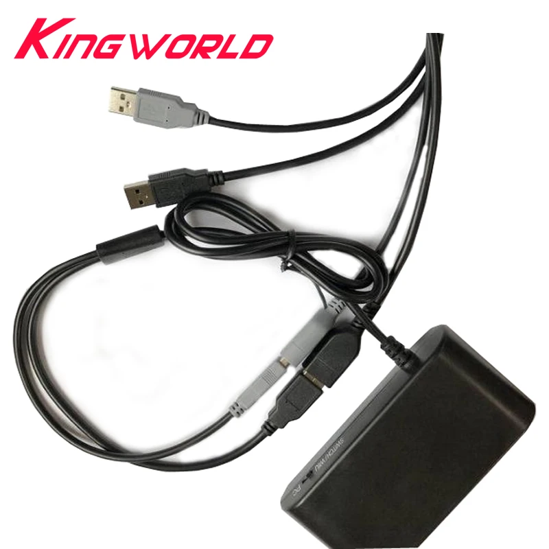 Адаптер конвертера для N GC адаптера контроллера W i U или PC комбинированного 4 порта