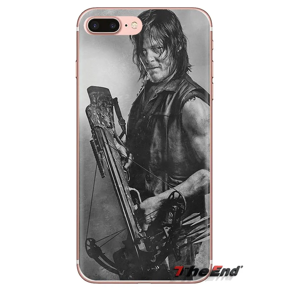 Daryl dixon norman reedus walking dead для Huawei Mate Honor 4C 5C 5X 6X 7 7A 7C 8 9 10 8C 8X 20 Lite Pro прозрачный мягкий