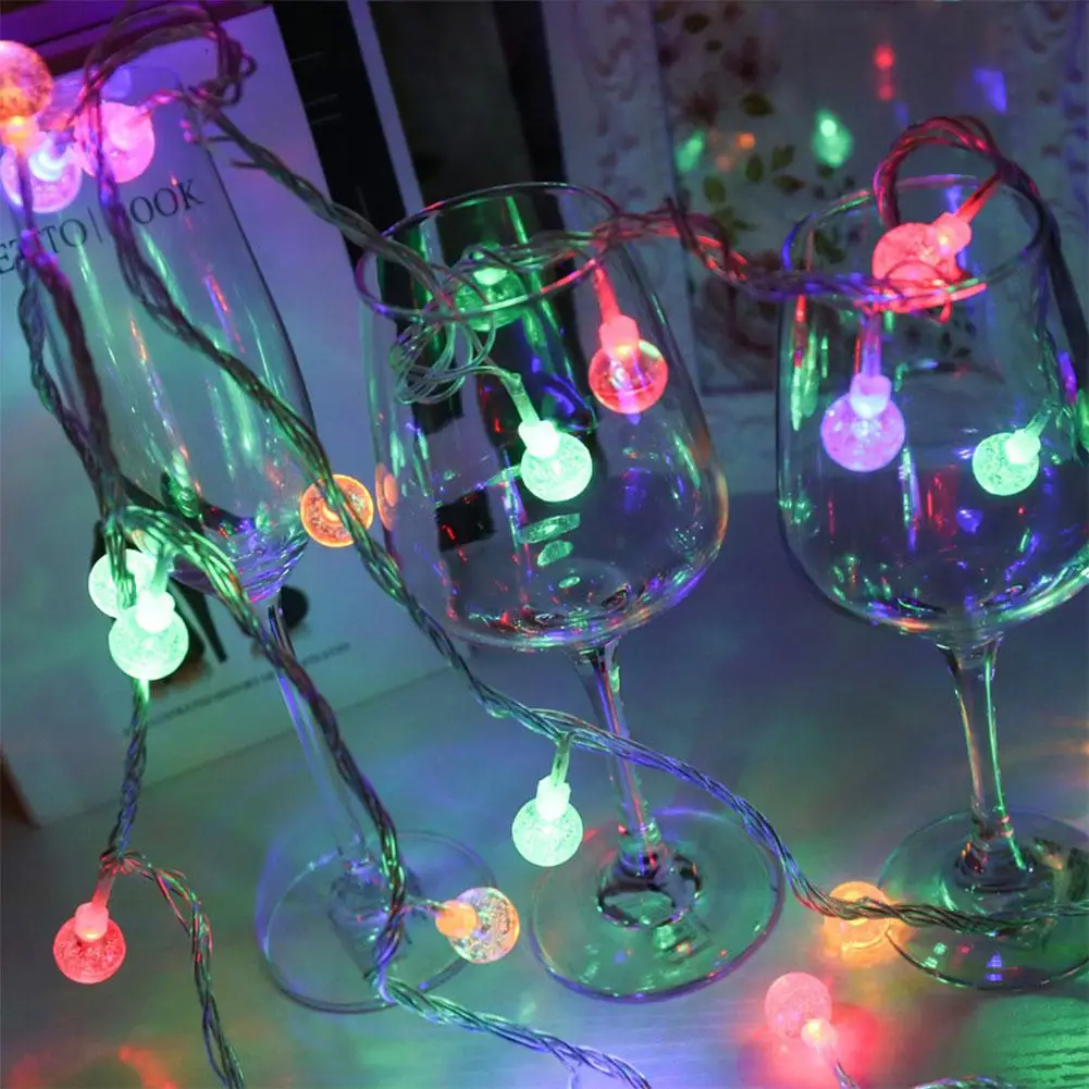 Lumi вечерние Романтический Светодиодные ленты LED шарика строка светильник s с