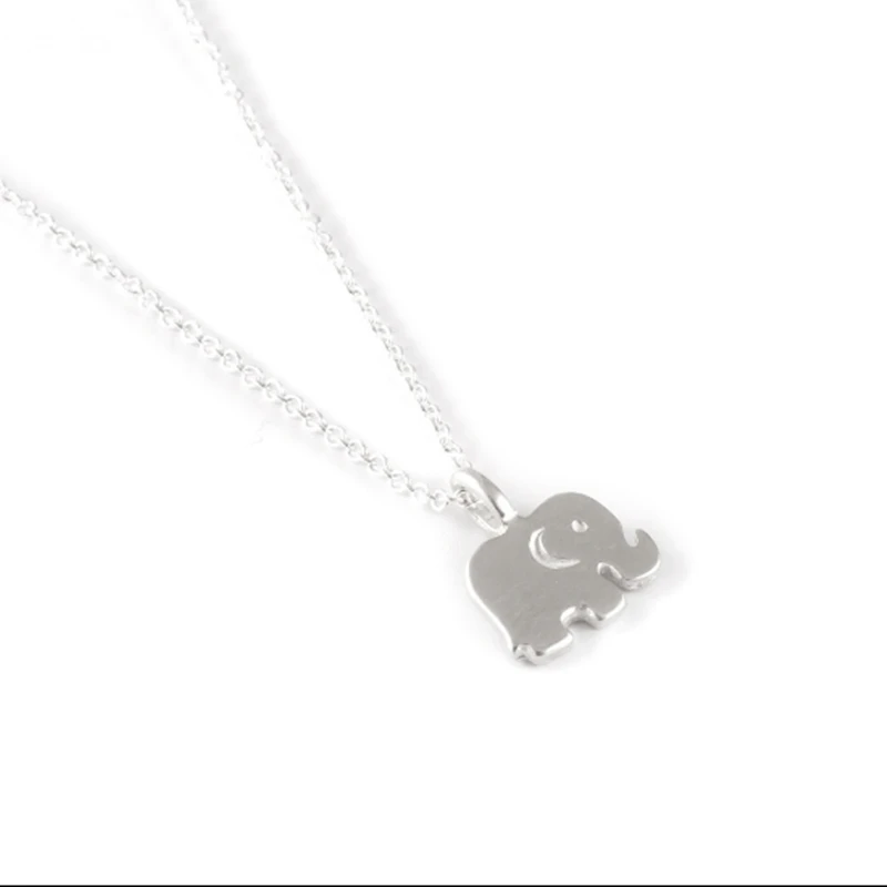 Счастливый ребенок слон очаровательное детское ожерелье маленькое колье