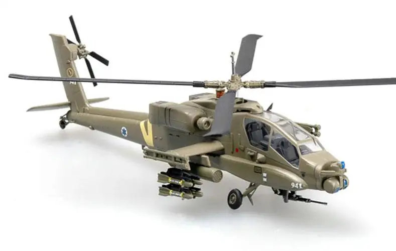 AH 64A Apache Израиль ВВС No.941 атака вертолет 1/72 без литья под давлением легкая модель| |