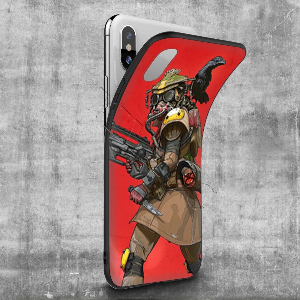 Мягкий силиконовый чехол для iPhone 11 Pro XS Max XR X 8 7 6 6S Plus 5 5S se