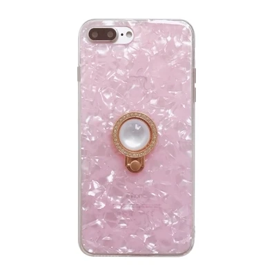 Чехол-держатель с кольцом XSMYiss из фольги блестками для iPhone 8 7 6 6S Plus X модный