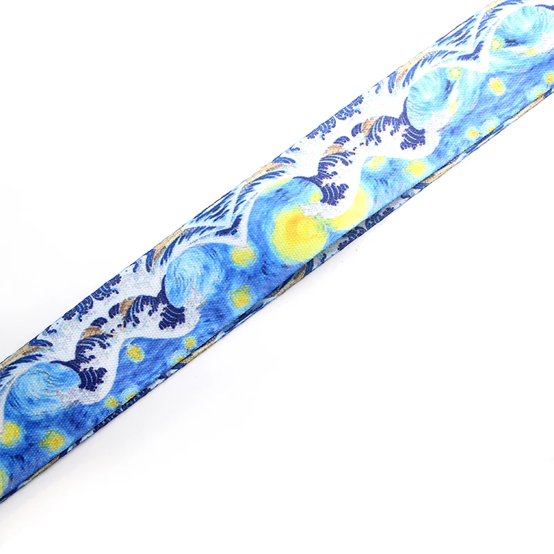 Van Gogh звездное небо Kanagawa волна брелок Lanyards бейдж Id держатель ID карта пропуск