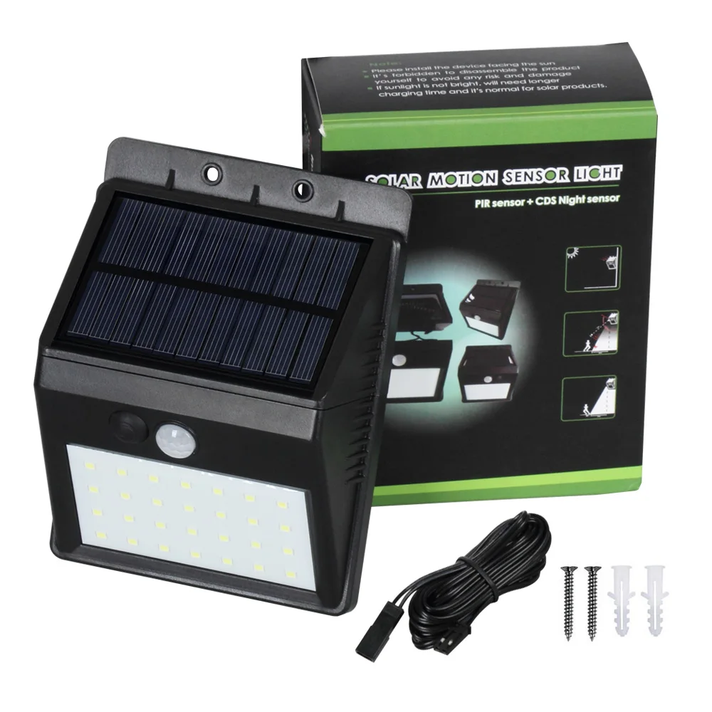 Фонарь светодиодный солнечный с датчиком движения 28 светодиосветодиодный|solar light