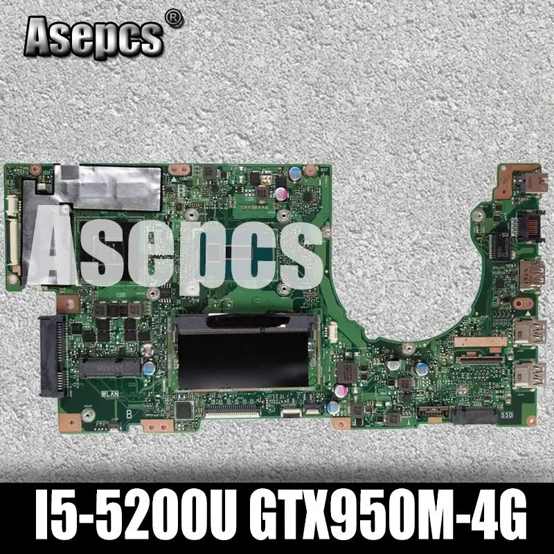 Asepcs K501LX материнская плата для ноутбука ASUS V505L K501LB K501L K501 тестовая оригинальная 4G RAM