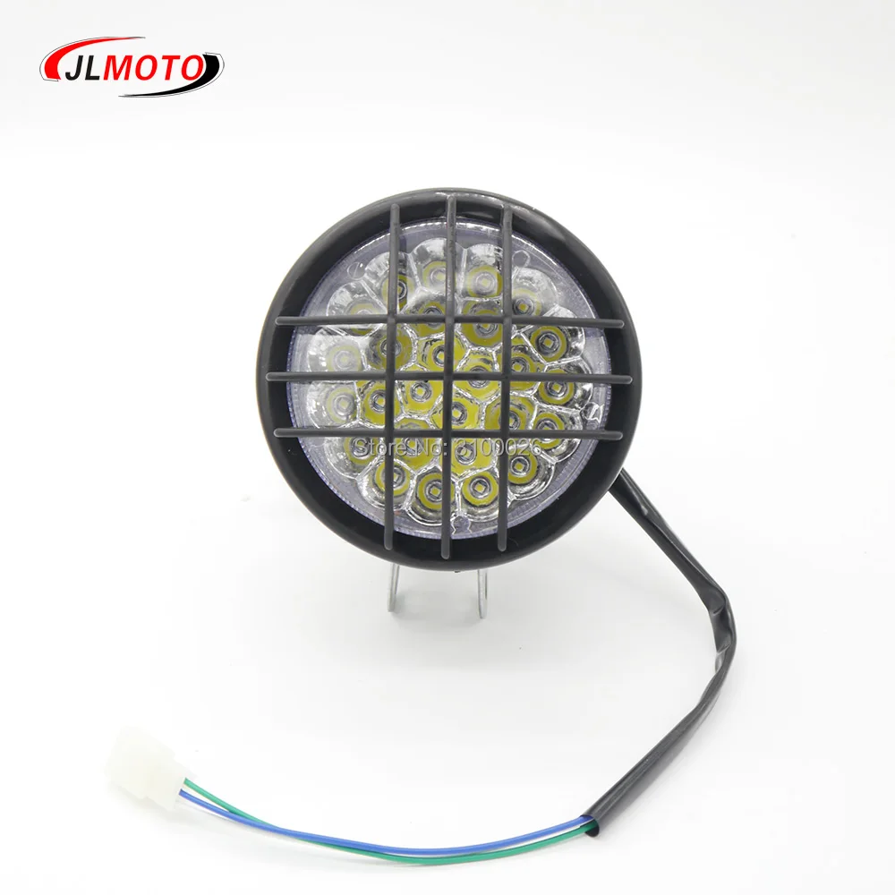 12V светодиодный передний светильник подходит для 110cc 150cc 200cc квадроцикл утилита