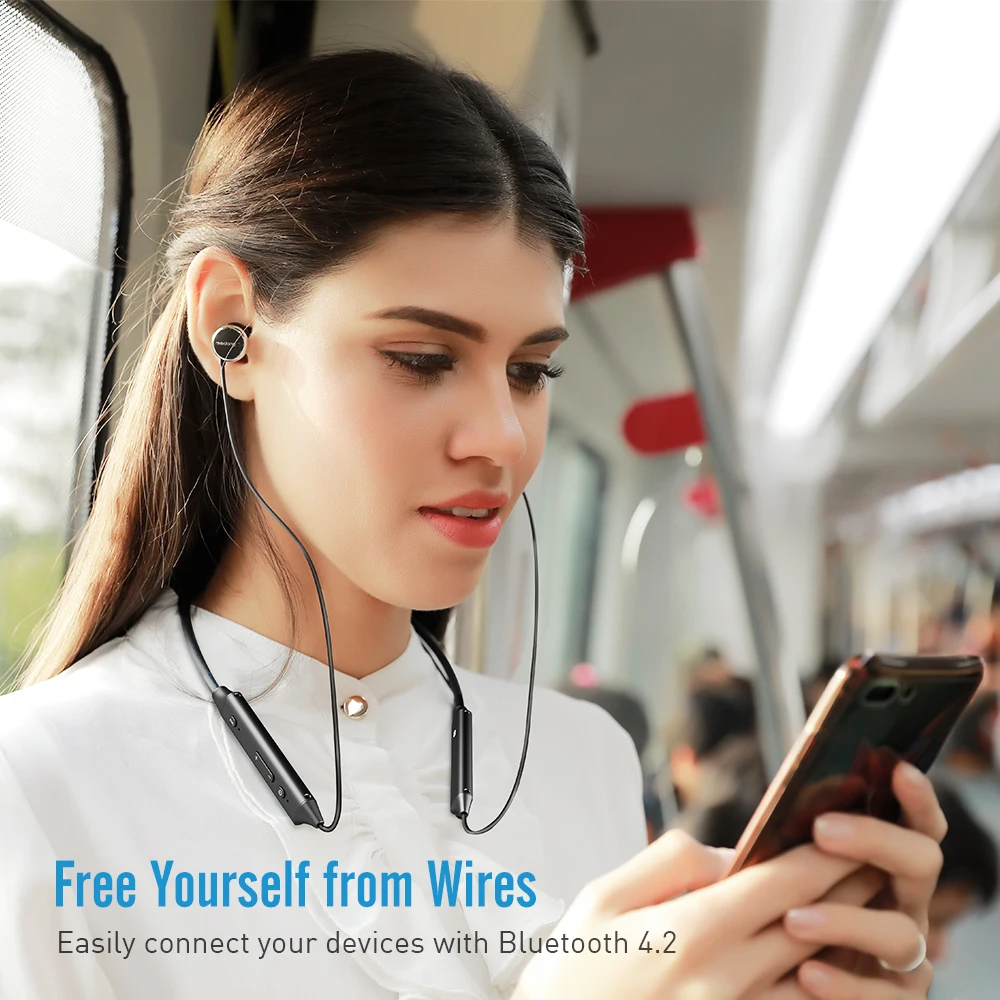 Беспроводные Bluetooth наушники cowin спортивные с активным шумоподавлением гарнитура