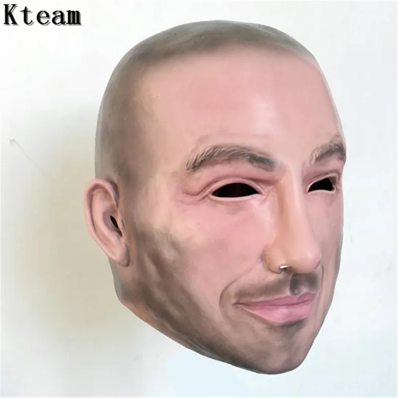 Latex Высший сорт Хэллоуин вечерние Косплей известный человек Дэвид Бекхэм латексная маска для лица вечерние настоящая маска с человеческим лицом крутая Реалистичная маска на голову - Цвет: Latex